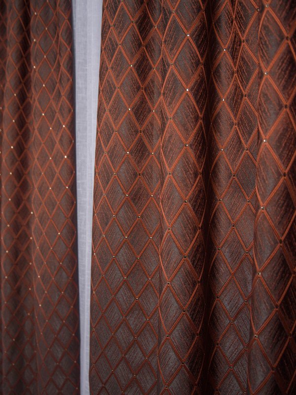 Draperie tafta gri,portocaliu