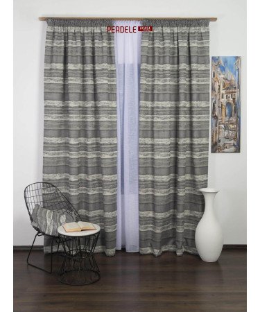 Draperie tafta gri degrade Draperie tafta gri degrade