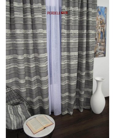 Draperie tafta gri degrade Draperie tafta gri degrade