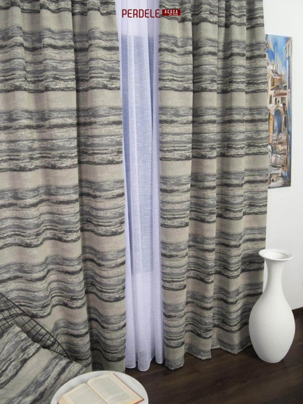 Draperie tafta gri