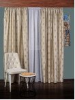 draperie tafta model baroc crem/bej