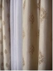 draperie tafta model baroc crem/bej