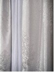 draperie tafta model baroc gri deschis