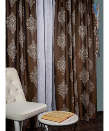 draperie tafta model baroc maro