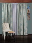 draperie tafta model baroc verde deschis