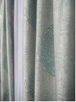draperie tafta model baroc verde deschis