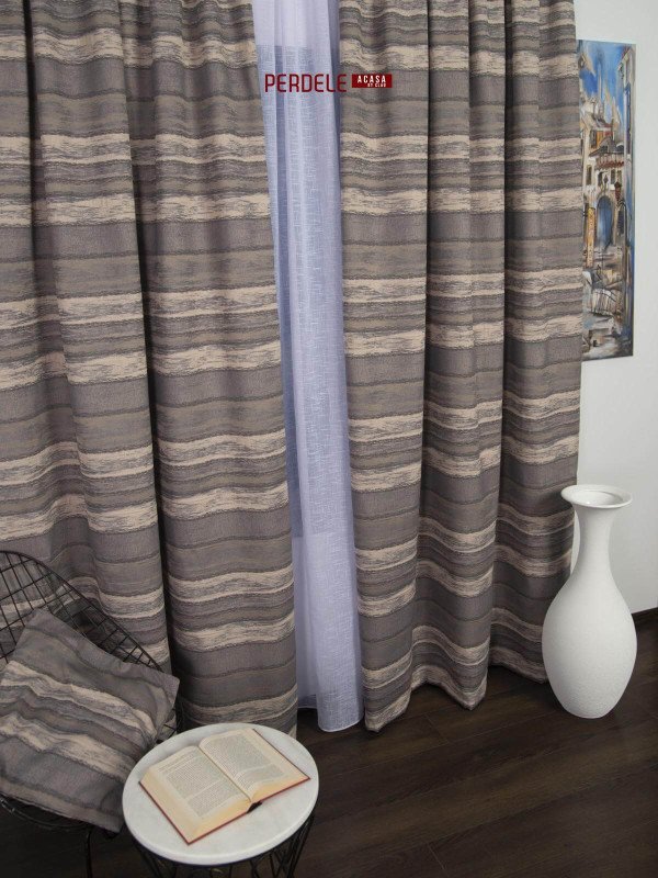 Draperie tafta roz,gri