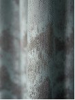 draperie tafta turqoise/gri