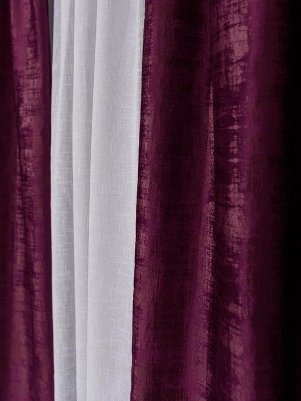 Draperie texturata mov