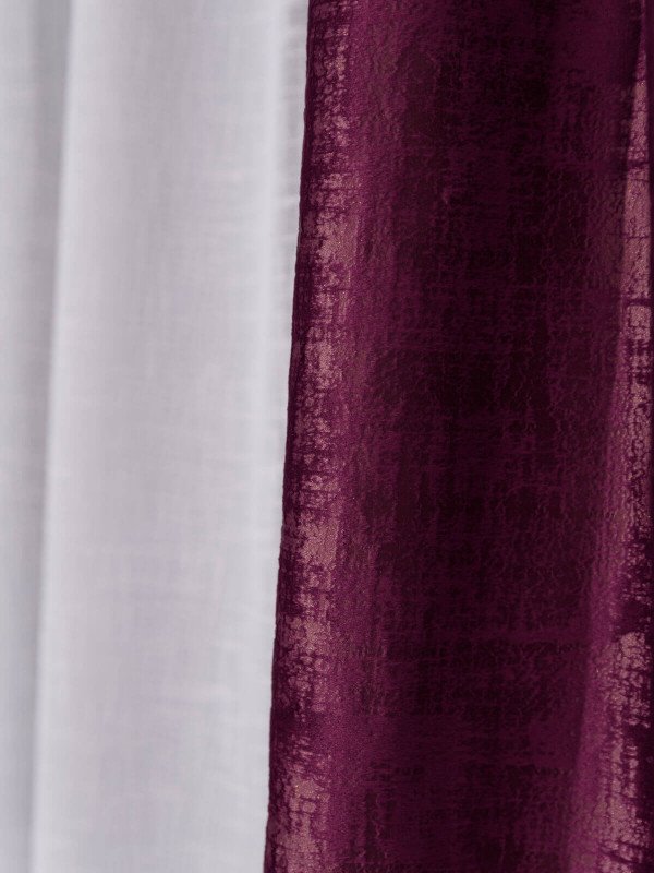 Draperie texturata mov