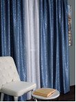 Draperie tip in albastru