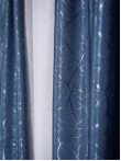 Draperie tip in albastru