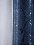 Draperie tip in albastru
