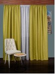 Draperie tip in verde fistic