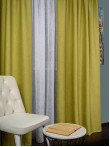 Draperie tip in verde fistic
