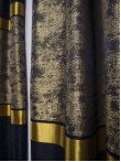 Draperie tip panou albastru auriu
