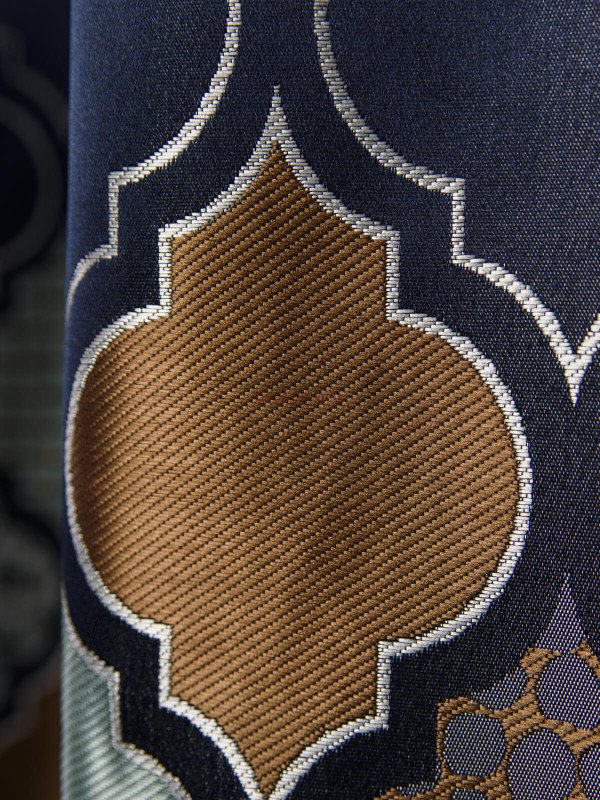 Draperie tip panou albastru,bleu,maro