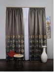 Draperie tip panou auriu,bleu