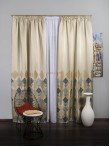 Draperie tip panou bleu,maro
