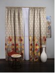 Draperie tip panou galben,rosu,albastru