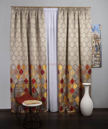 Draperie tip panou galben,rosu,albastru Draperie tip panou galben,rosu,albastru