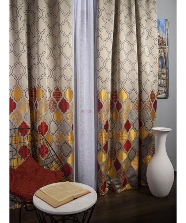 Draperie tip panou galben,rosu,albastru Draperie tip panou galben,rosu,albastru
