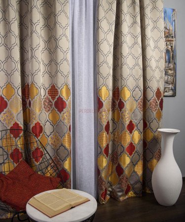 Draperie tip panou galben,rosu,albastru Draperie tip panou galben,rosu,albastru