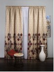 Draperie tip panou grena,gri,bej