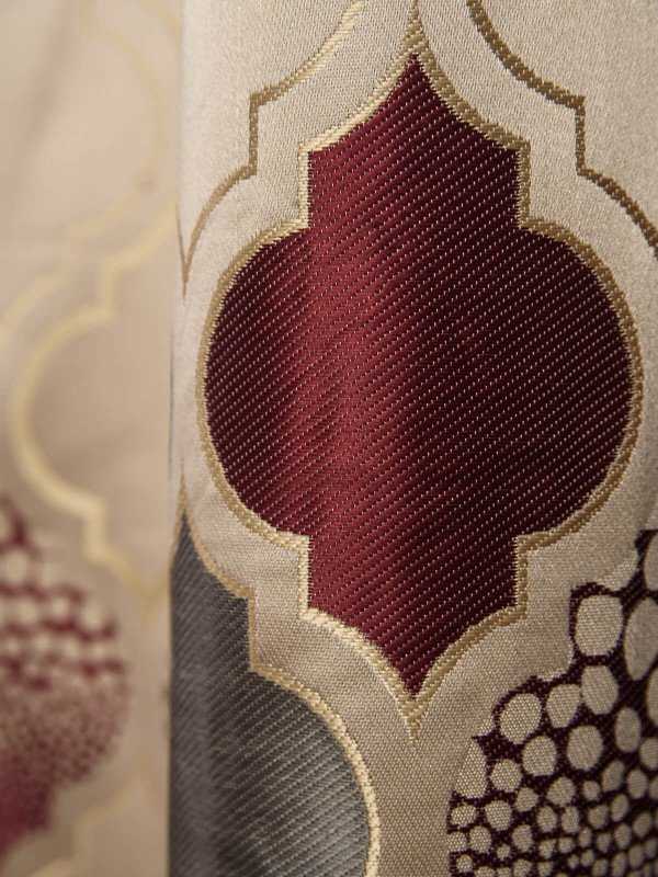 Draperie tip panou grena,gri,bej