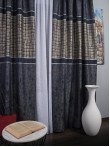 Draperie tip panou gri,auriu