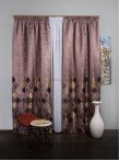Draperie tip panou roz,maro,bej