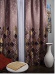 Draperie tip panou roz,maro,bej