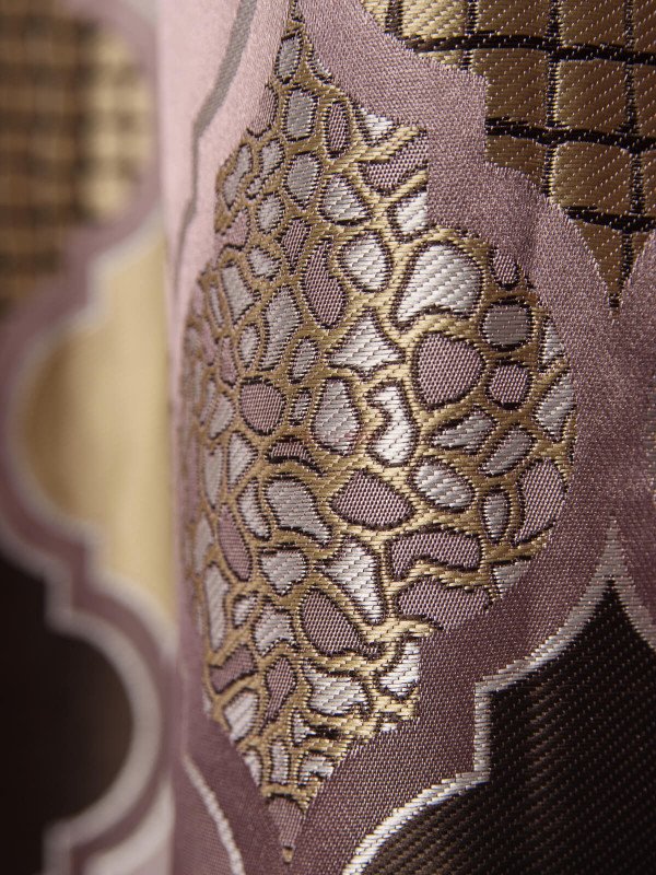 Draperie tip panou roz,maro,bej