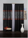 Draperie tip panou negru,gri,cupru