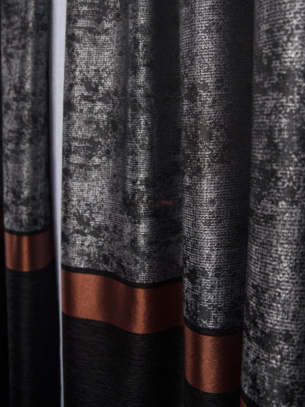 Draperie tip panou negru,gri,cupru