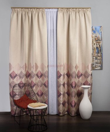 Draperie tip panou roz,lila,bej Draperie tip panou roz,lila,bej