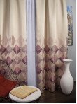 Draperie tip panou roz,lila,bej