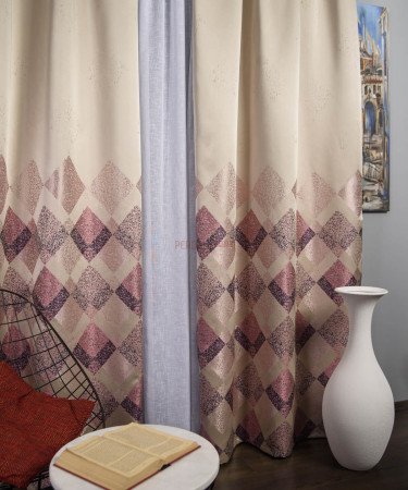 Draperie tip panou roz,lila,bej Draperie tip panou roz,lila,bej