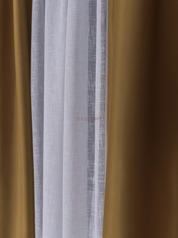 Draperie uni galben mustar