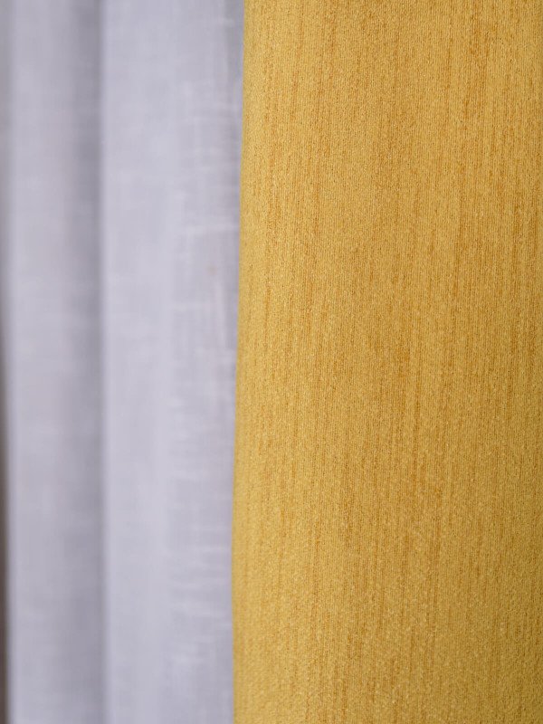 Draperie uni galben
