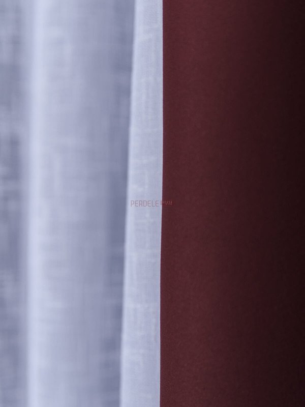 Draperie uni grena