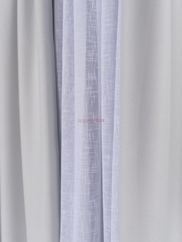 Draperie uni gri deschis