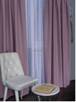 Draperie uni roz
