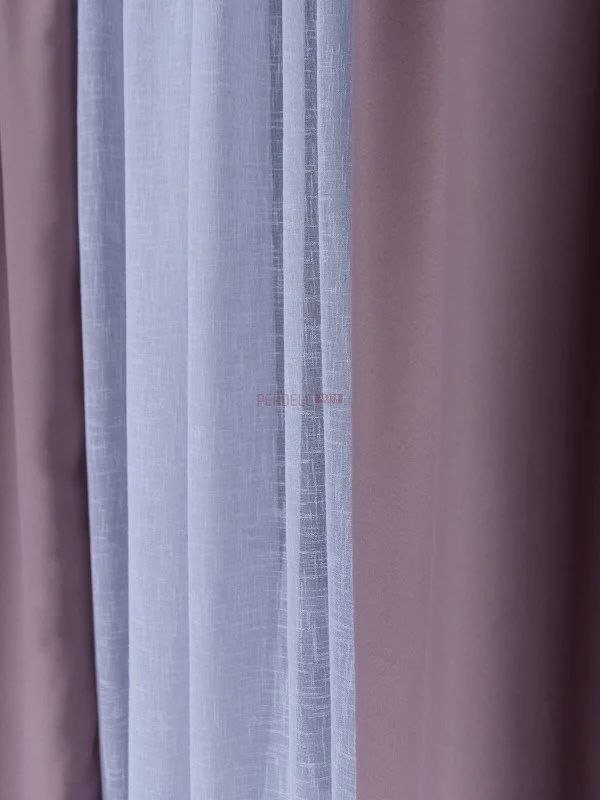 Draperie uni roz