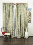 Draperii stofa argintiu,albastru,galben