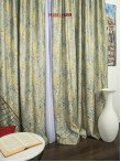 Draperii stofa argintiu,albastru,galben
