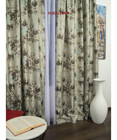 Draperii stofa crem,maro,bleu Draperii stofa crem,maro,bleu