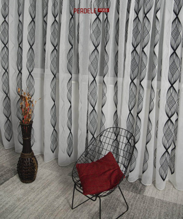 Perdea alb,negru Perdea alb,negru