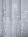 Perdea borangic brodat alb Perdea borangic brodat alb