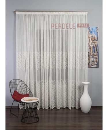 Perdea borangic ivoire Perdea borangic ivoire